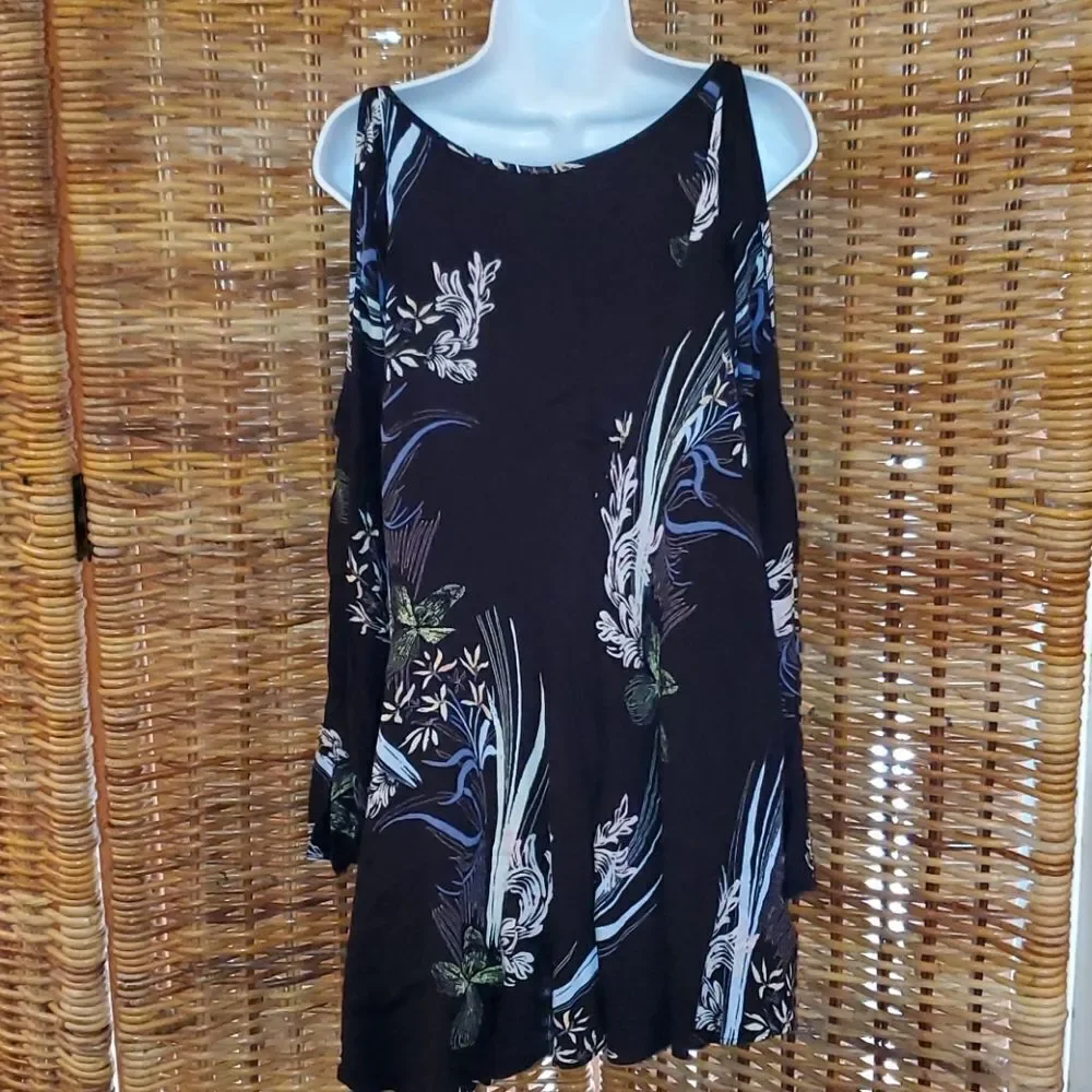 Free People Dress Open Shoulders M